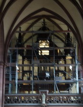 Orgel bei Sanierung